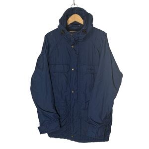 Vintage Men's XLT Navy Cabelas Goretex Outdoor Winter Jacket Raincoat